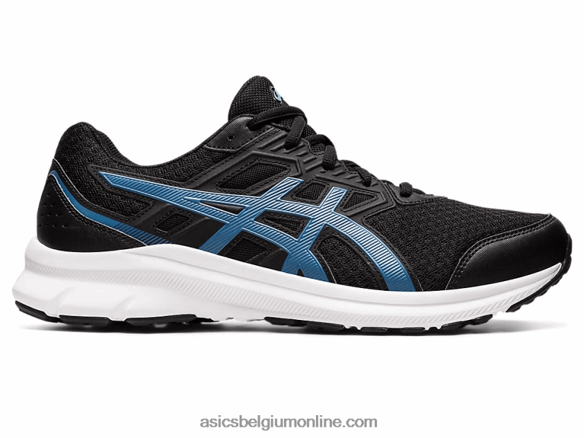 schok 3 extra breed V6HXR2958 zwart/azuur Asics