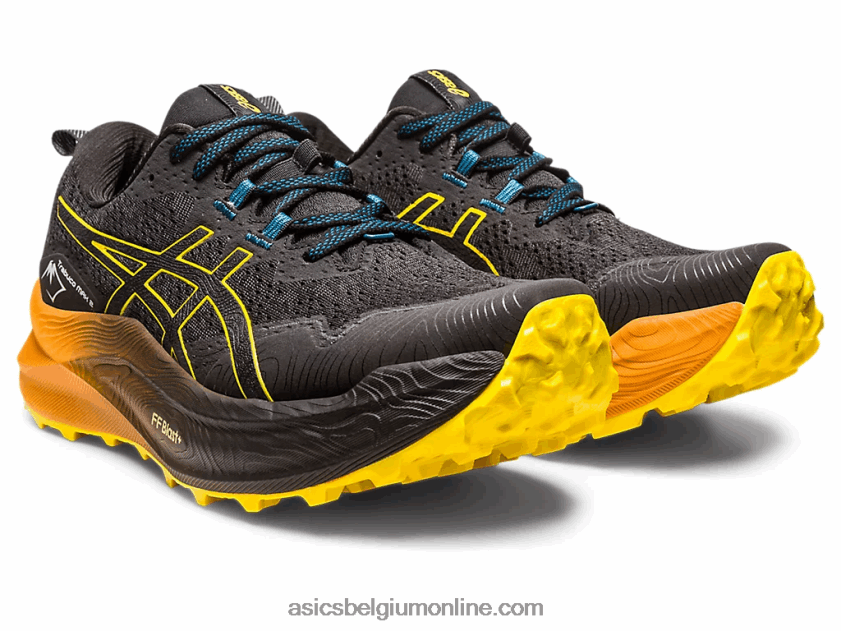 trabuco max 2 V6HXR2188 zwart/goudgeel Asics
