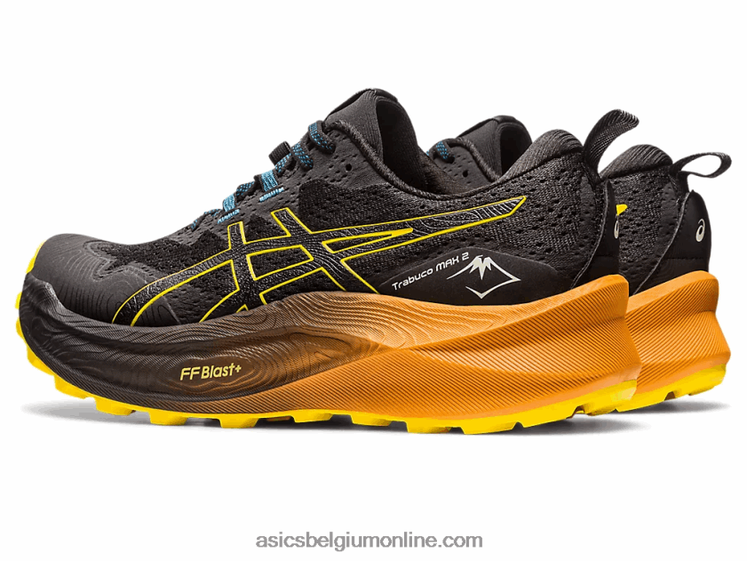 trabuco max 2 V6HXR2188 zwart/goudgeel Asics