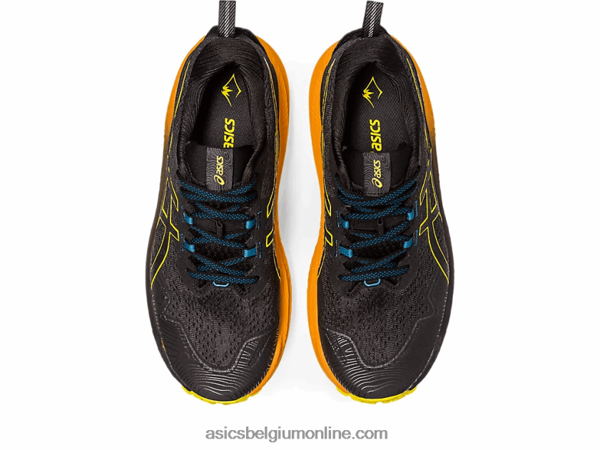 trabuco max 2 V6HXR2188 zwart/goudgeel Asics