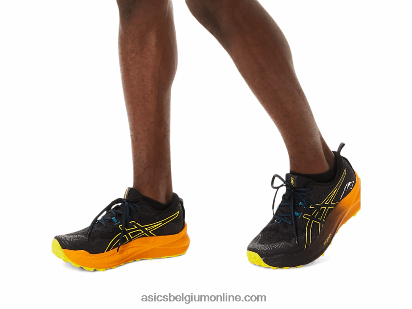 trabuco max 2 V6HXR2188 zwart/goudgeel Asics