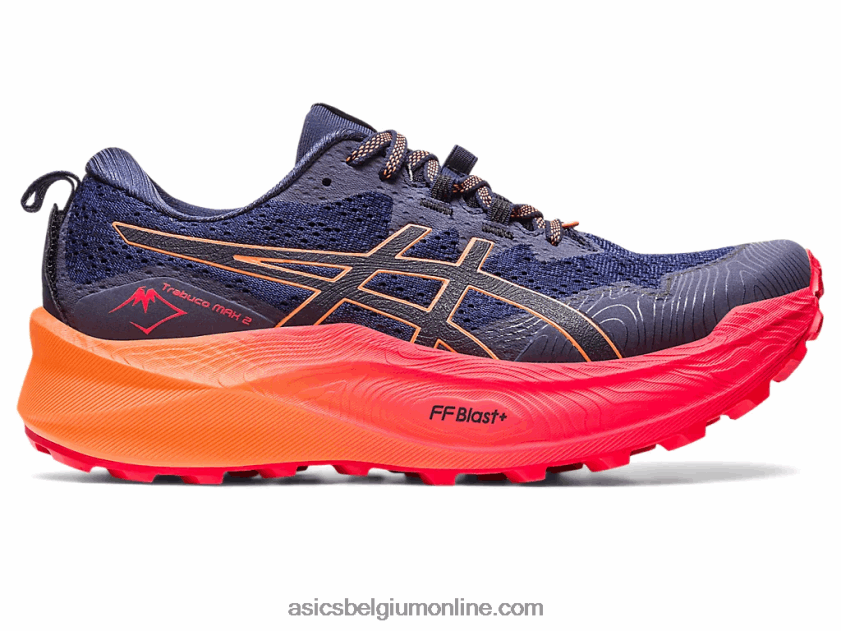 trabuco max 2 V6HXR2195 Middernacht zwart Asics