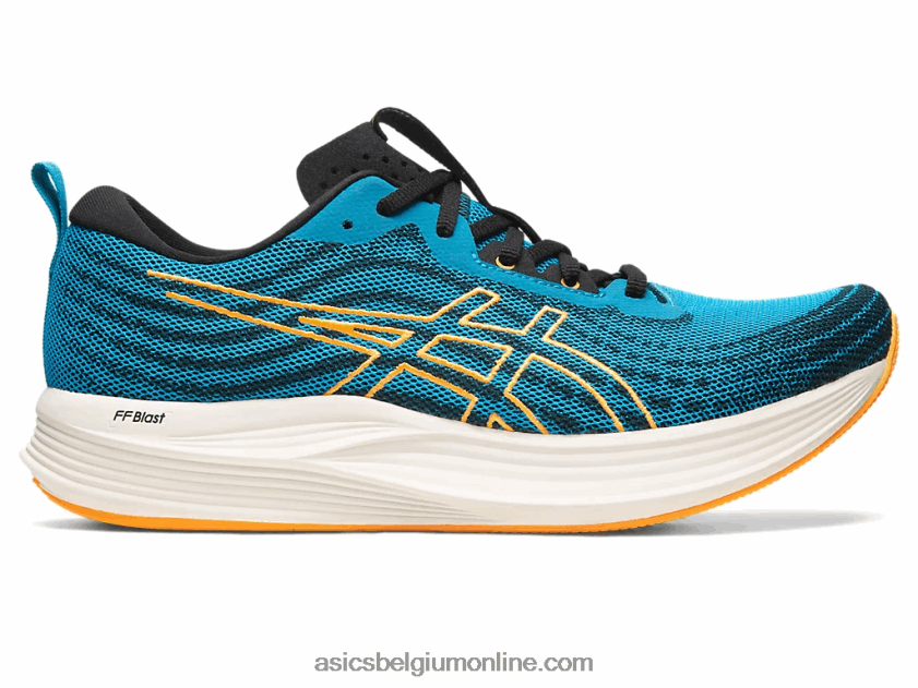 voor snelheid V6HXR2522 eiland blauw/oranje pop Asics