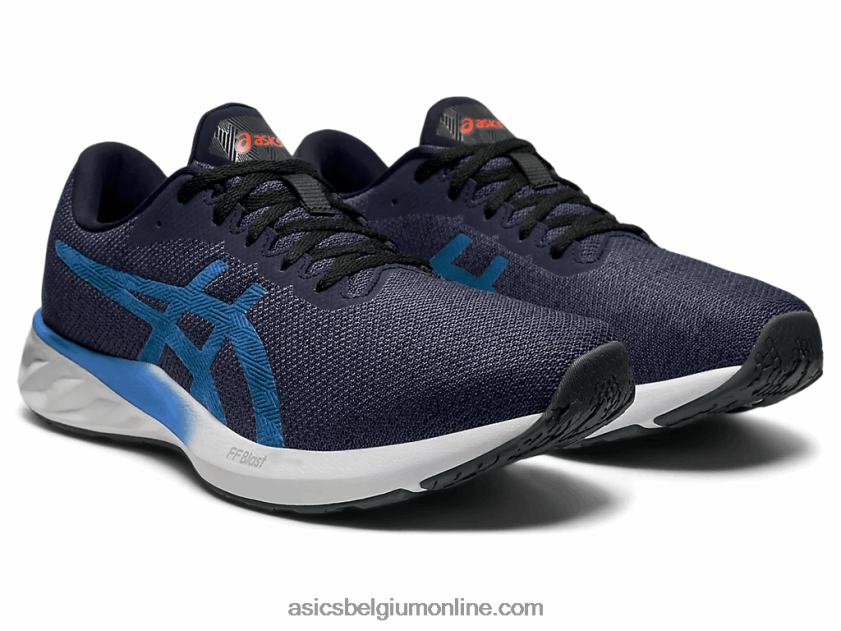 wegexplosie V6HXR22077 peacoat/directoire blauw Asics
