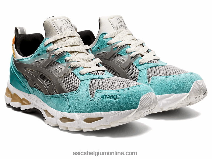 gel-kayano trainer 21 V6HXR21545 groenblauw/puur zilver Asics