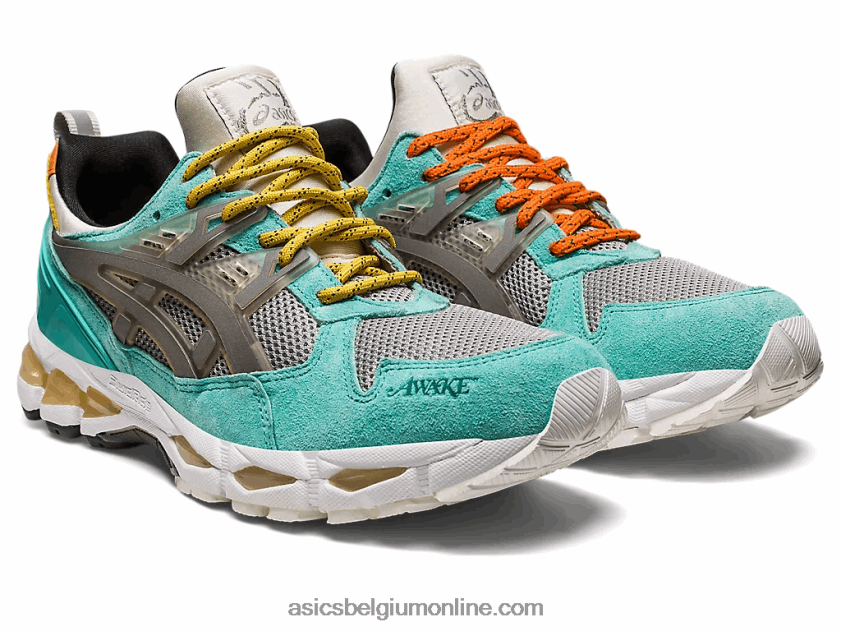 gel-kayano trainer 21 V6HXR21545 groenblauw/puur zilver Asics