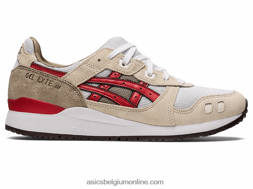 gel-lyte iii og V6HXR21094 rook grijs/rood alarm Asics
