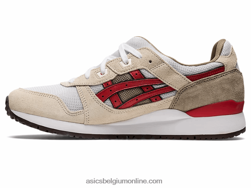 gel-lyte iii og V6HXR21094 rook grijs/rood alarm Asics