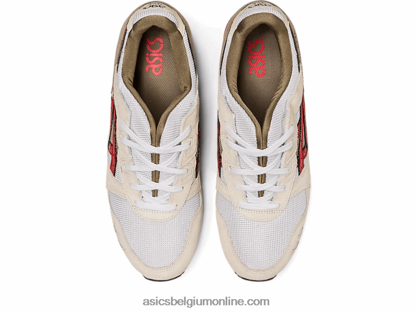 gel-lyte iii og V6HXR21094 rook grijs/rood alarm Asics