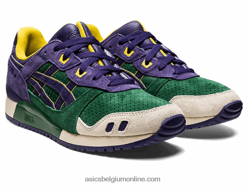 gel-lyte iii og V6HXR21330 jager groen/paars mat Asics