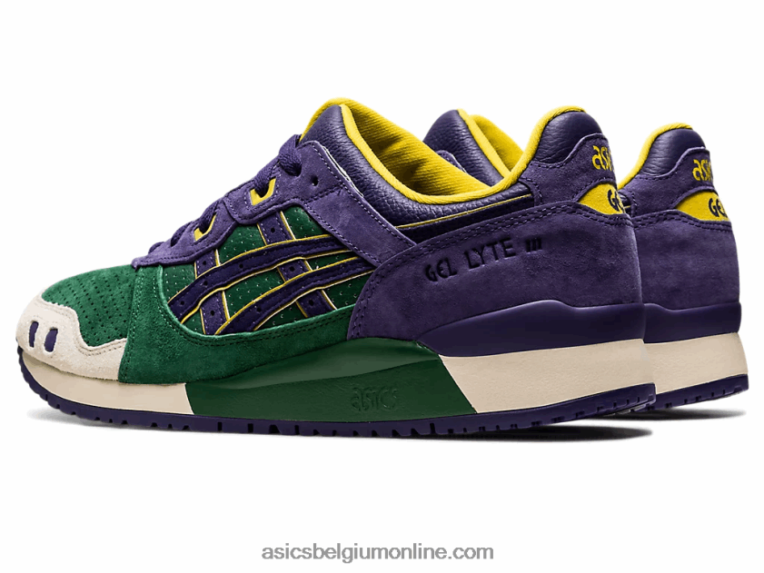 gel-lyte iii og V6HXR21330 jager groen/paars mat Asics