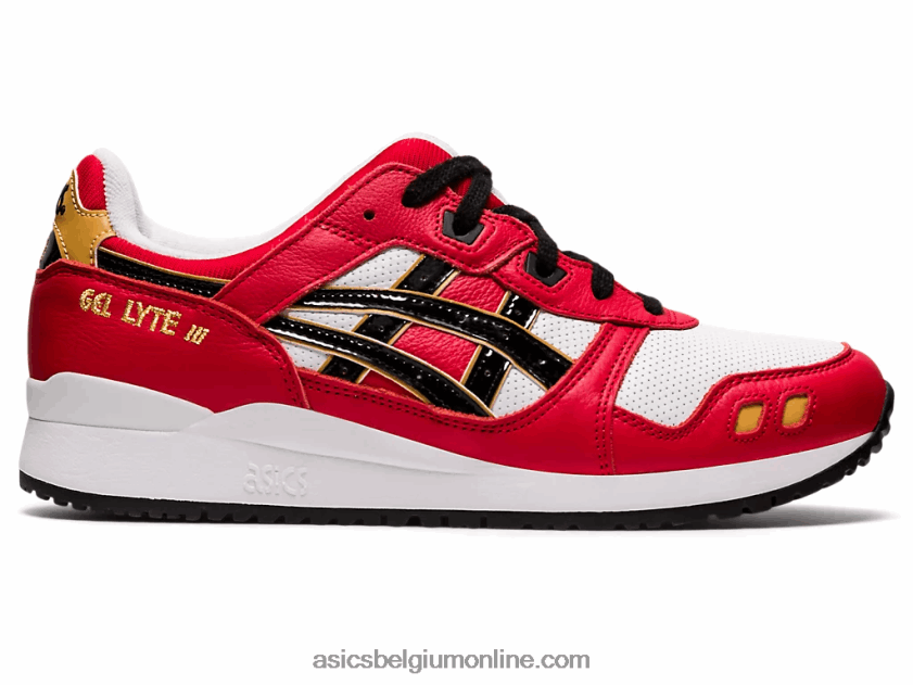 gel-lyte iii og V6HXR21656 klassiek rood/zwart Asics