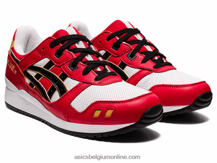 gel-lyte iii og V6HXR21656 klassiek rood/zwart Asics