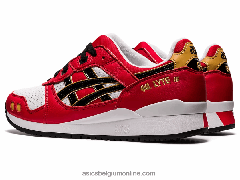 gel-lyte iii og V6HXR21656 klassiek rood/zwart Asics