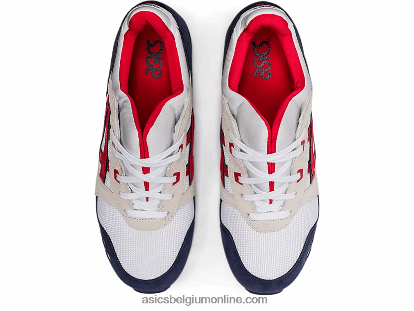 gel-lyte iii og V6HXR21903 wit/klassiek rood Asics