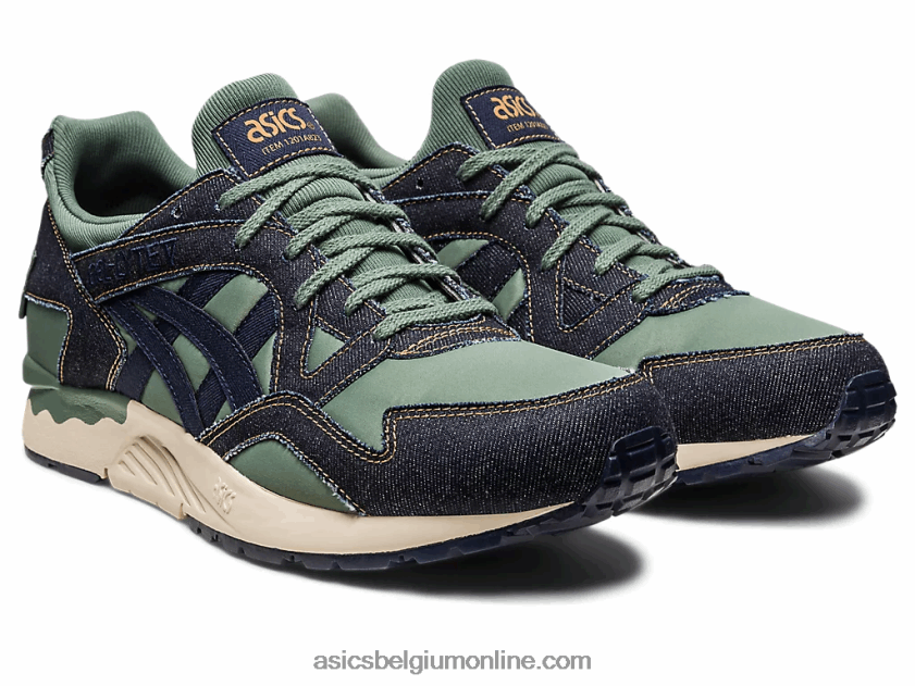 gel-lyte tegen modern patchwork V6HXR2240 middernacht/klimop Asics