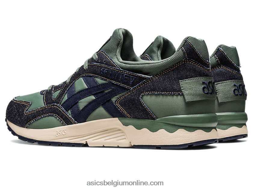gel-lyte tegen modern patchwork V6HXR2240 middernacht/klimop Asics