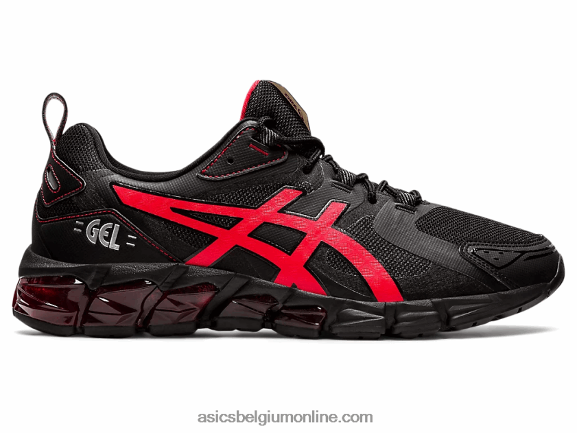 gel-quantum 180 V6HXR21875 zwart/elektrisch rood Asics