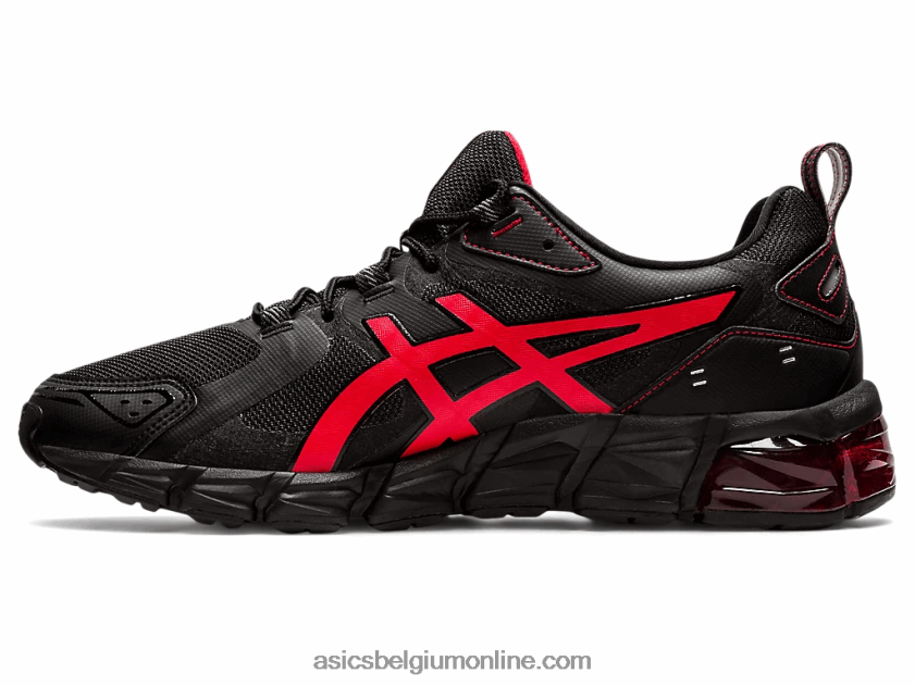 gel-quantum 180 V6HXR21875 zwart/elektrisch rood Asics