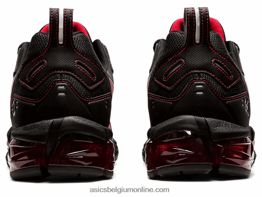 gel-quantum 180 V6HXR21875 zwart/elektrisch rood Asics