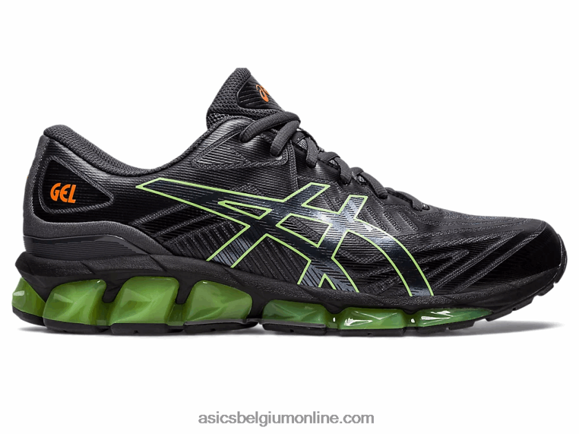 gel-quantum 360 vii V6HXR2133 donkergrijs/limoengroen Asics