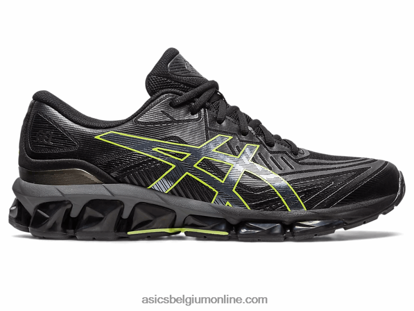 gel-quantum 360 vii V6HXR2623 zwart/neon limoen Asics