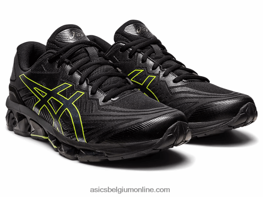 gel-quantum 360 vii V6HXR2623 zwart/neon limoen Asics