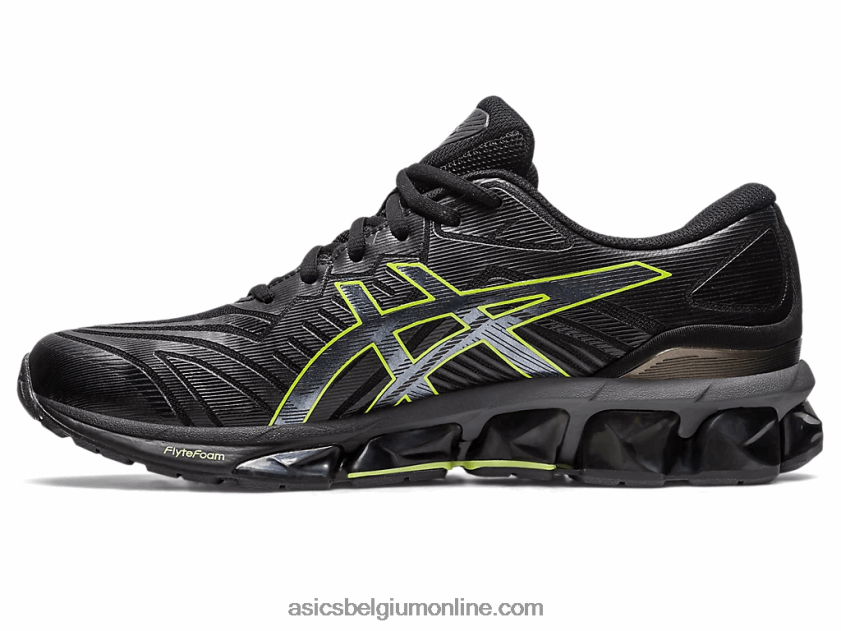 gel-quantum 360 vii V6HXR2623 zwart/neon limoen Asics