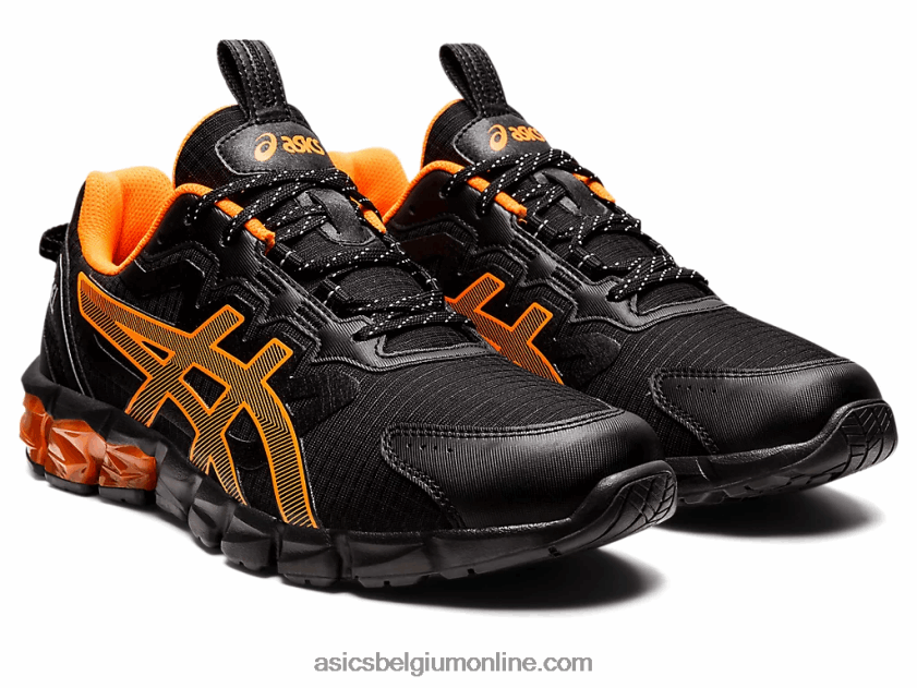 gel-quantum 90 V6HXR21603 zwart/schokkend oranje Asics