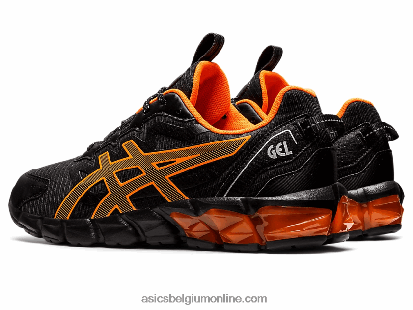 gel-quantum 90 V6HXR21603 zwart/schokkend oranje Asics