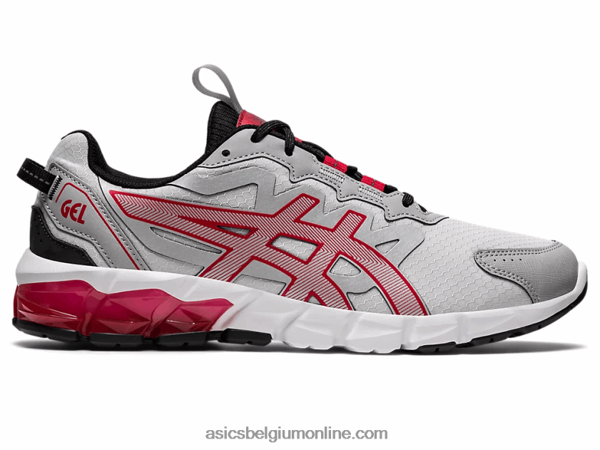 gel-quantum 90 V6HXR2672 gletsjergrijs/klassiek rood Asics
