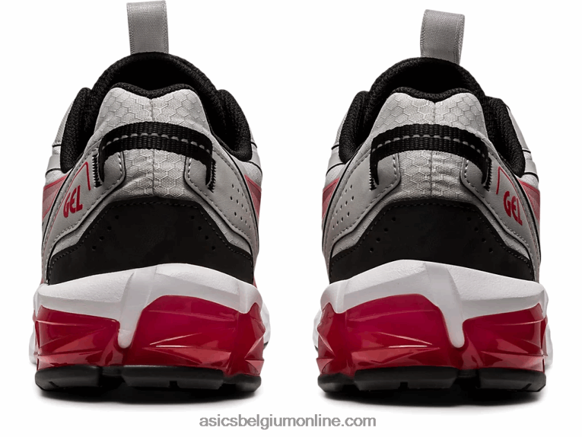 gel-quantum 90 V6HXR2672 gletsjergrijs/klassiek rood Asics