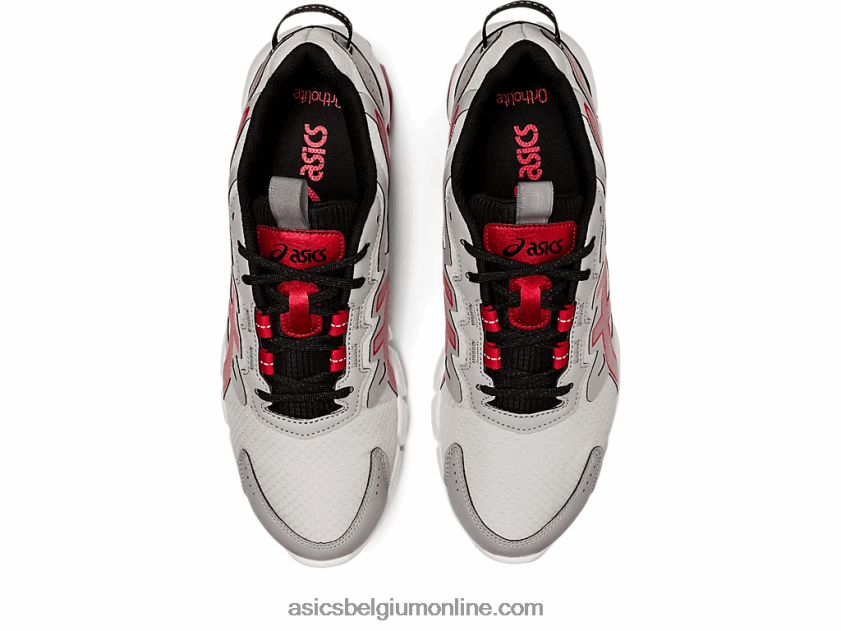 gel-quantum 90 V6HXR2672 gletsjergrijs/klassiek rood Asics