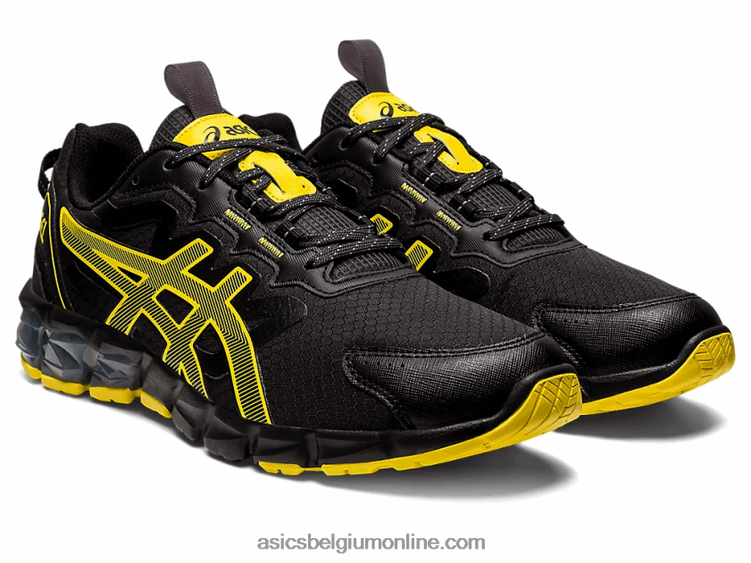 gel-quantum 90 V6HXR2785 zwart/levendig geel Asics