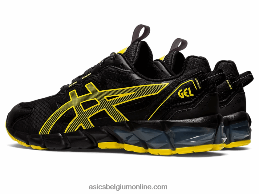 gel-quantum 90 V6HXR2785 zwart/levendig geel Asics