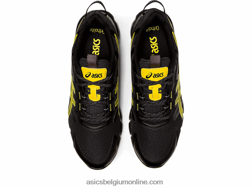 gel-quantum 90 V6HXR2785 zwart/levendig geel Asics