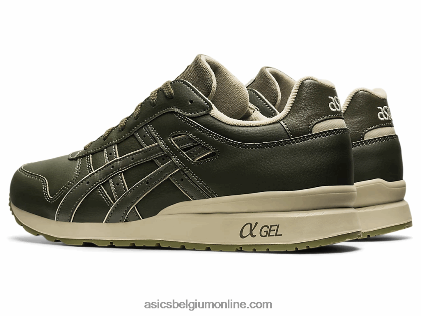 gt-ii V6HXR21250 olijf canvas/gedroogd bladgroen Asics