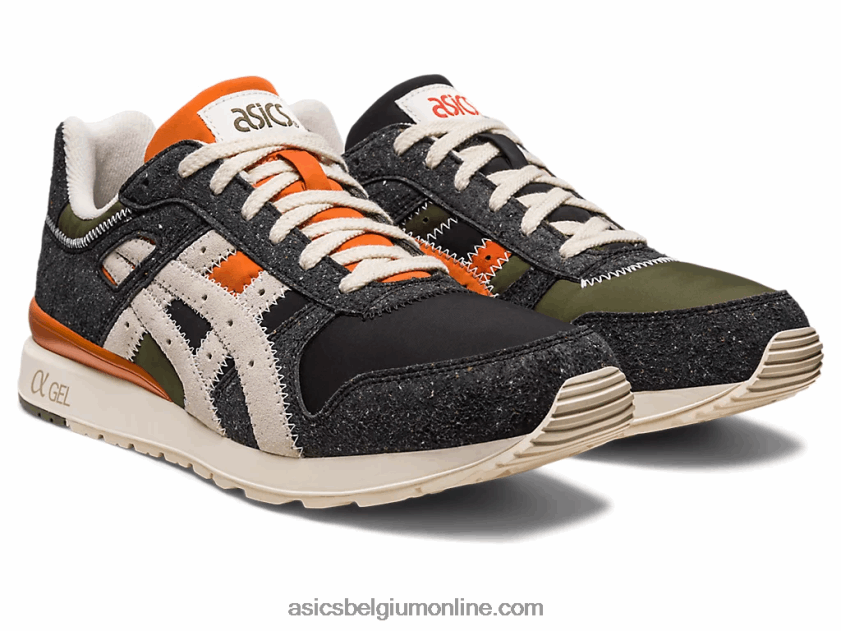 gt-ii V6HXR2705 zwart/crème Asics