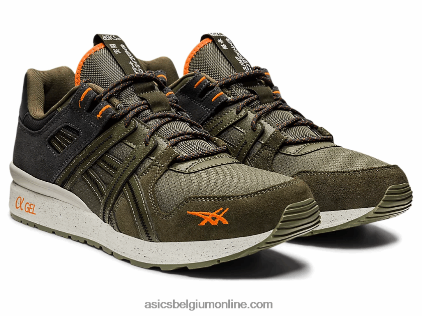 gt-ii re V6HXR21259 olijf canvas/habanero Asics