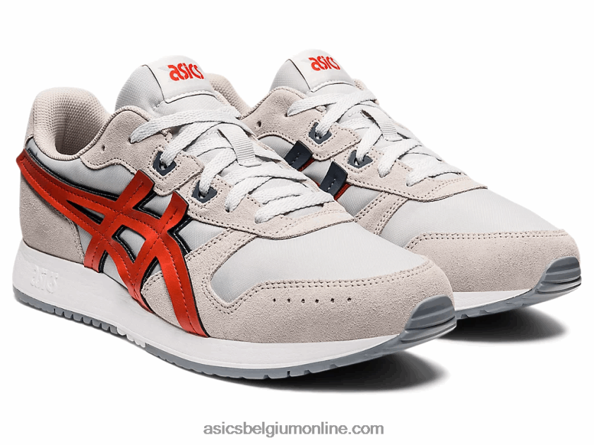 lyte klassiek V6HXR21335 gletsjergrijze/rode klei Asics