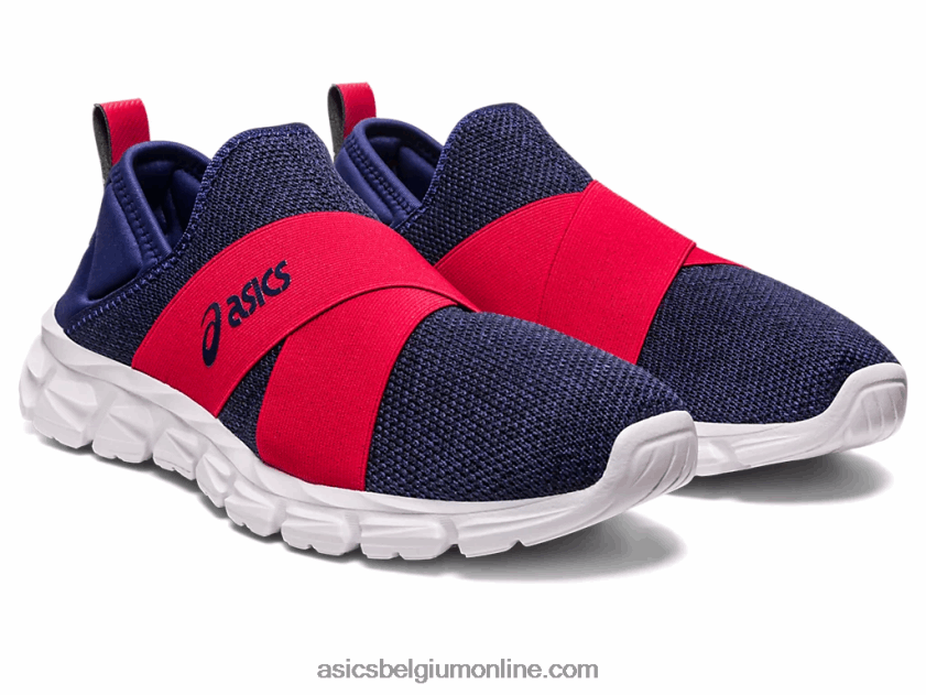 quantum lyte instapper V6HXR21237 indigoblauw/snelrood Asics