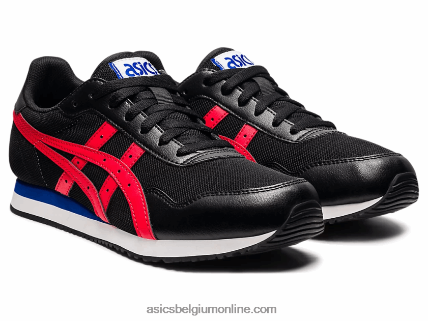 tijger loper V6HXR21740 zwart/elektrisch rood Asics