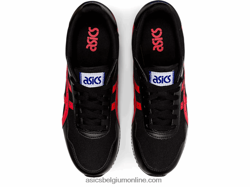 tijger loper V6HXR21740 zwart/elektrisch rood Asics