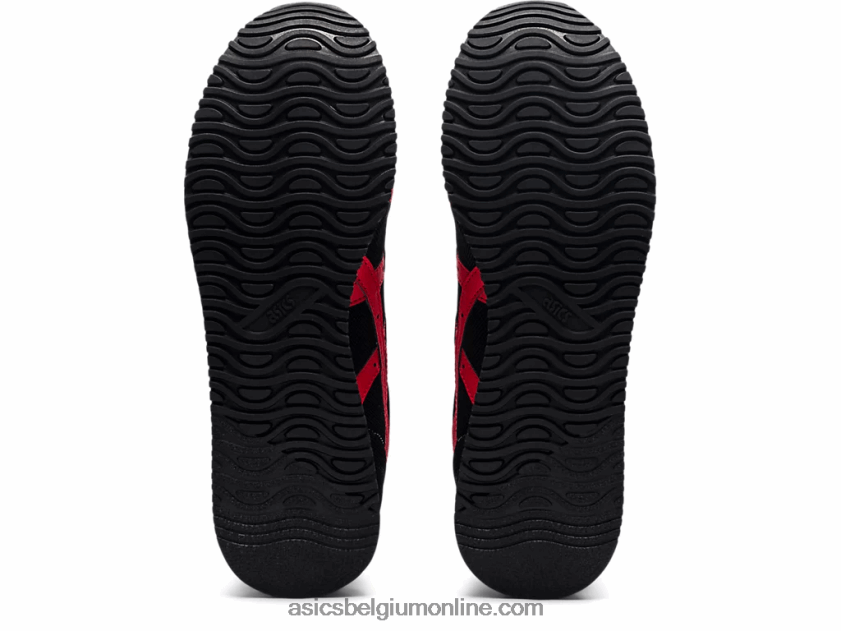 tijger loper V6HXR21740 zwart/elektrisch rood Asics