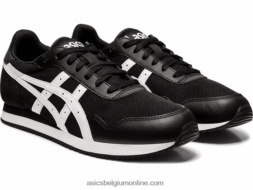 tijger loper V6HXR22107 zwart wit Asics