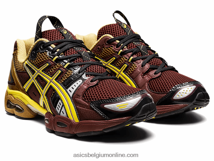 ub3-s gel-nimbus 9 V6HXR21252 rum rozijn/groene glans Asics