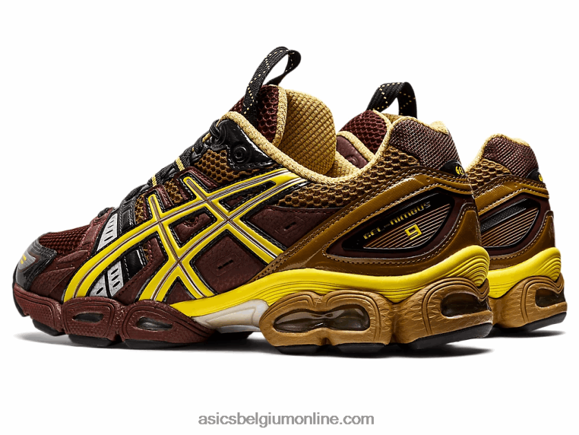 ub3-s gel-nimbus 9 V6HXR21252 rum rozijn/groene glans Asics