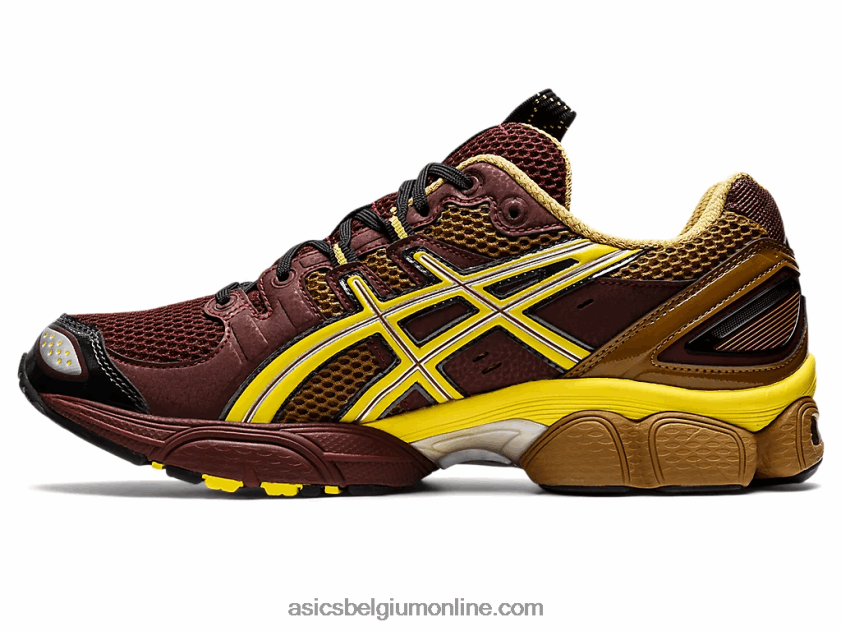 ub3-s gel-nimbus 9 V6HXR21252 rum rozijn/groene glans Asics