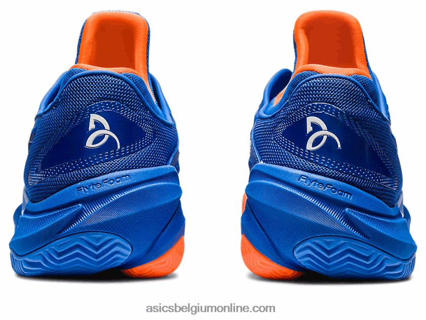 baan ff 3 novak klei V6HXR2568 tonijn blauw/wit Asics