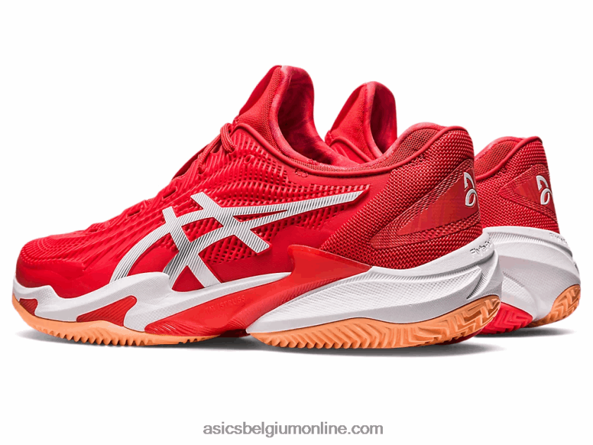 baan ff 3 novak klei V6HXR274 vurig rood/wit Asics